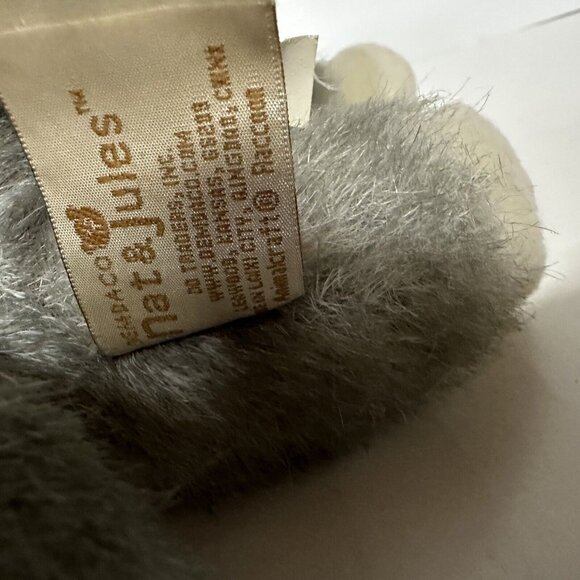 Nat and Jules Wolf Plush Stuffed Toy Wolf Small Animal Demdaco realistic - Picture 9 of 9